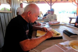  President Ed Baitt presides at post contest Club meetings. 