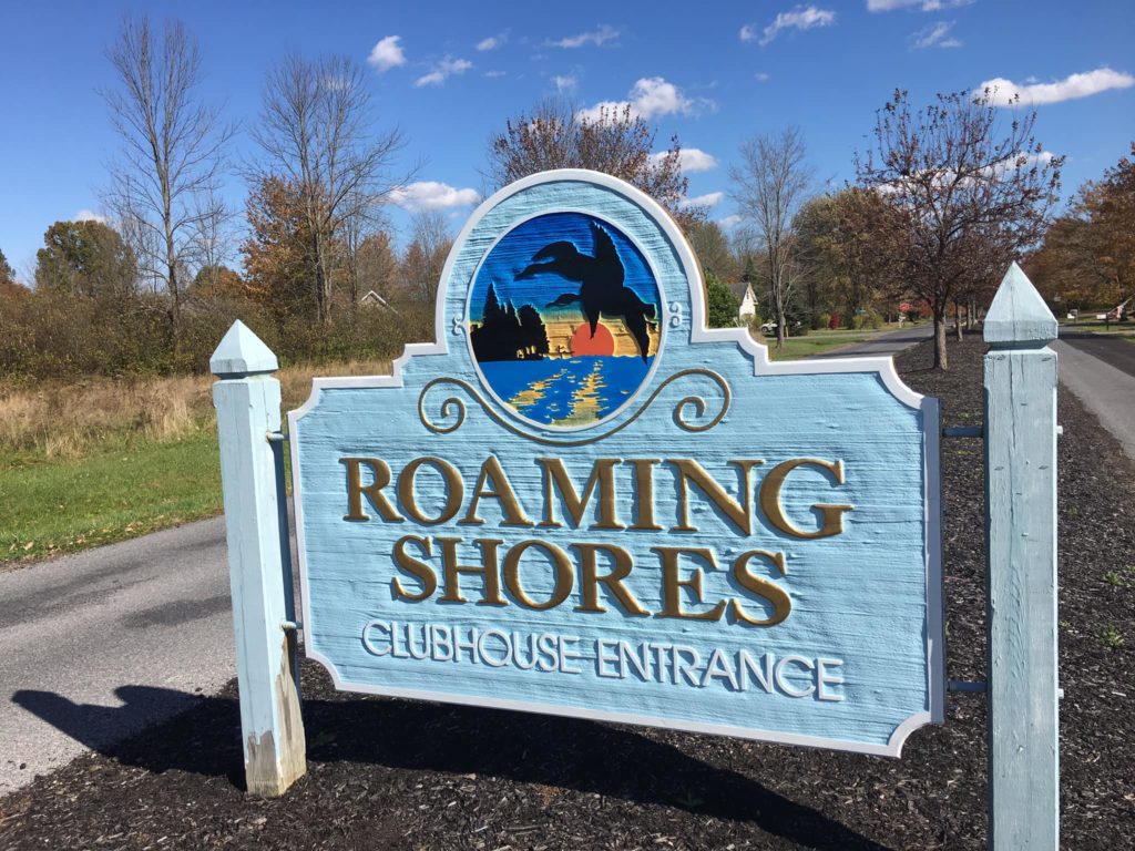 Revamped Roaming Shores Signs – RomeRock Association